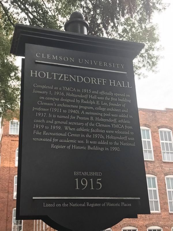 Holtzendorff Hall Marker (side B) image. Click for full size.