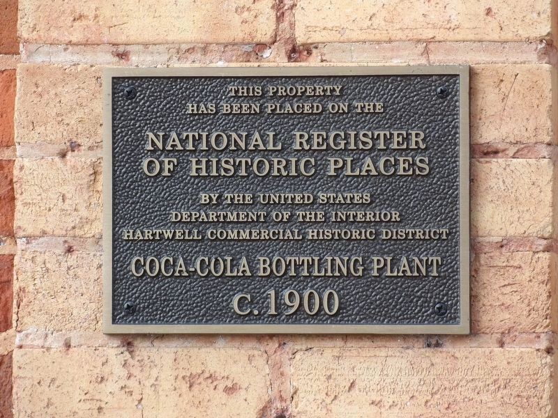 Coca-Cola Bottling Plant Marker image. Click for full size.