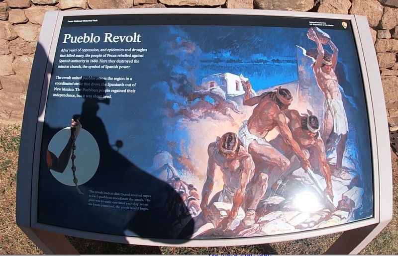 Pueblo Revolt Marker. Click for full size. Pueblo Revolt Marker image. Click for full size.