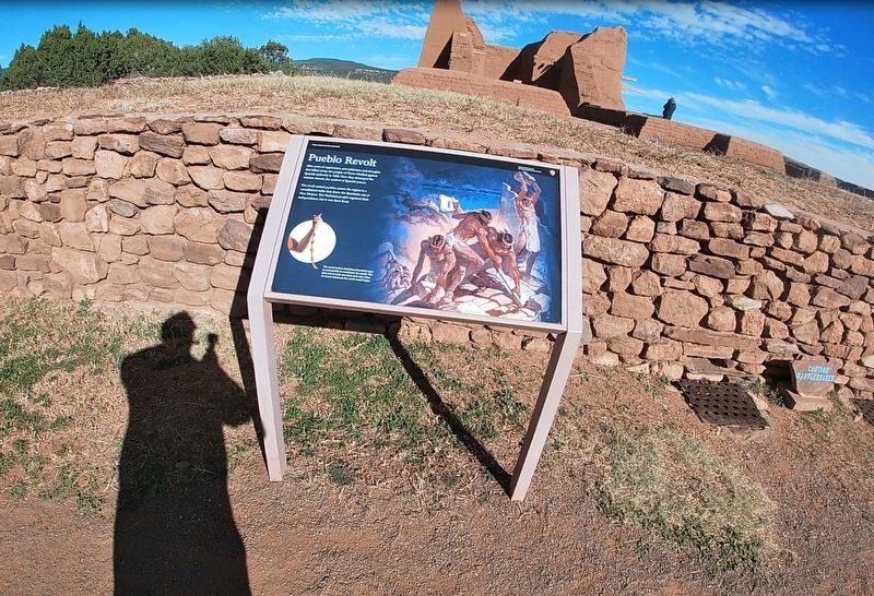 Pueblo Revolt Marker. Click for full size. Pueblo Revolt Marker image. Click for full size.