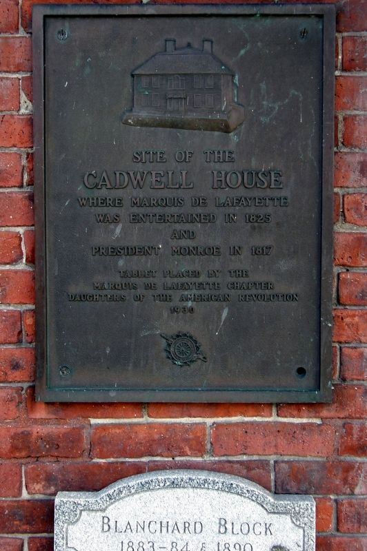 Caldwell House Marker image. Click for full size.