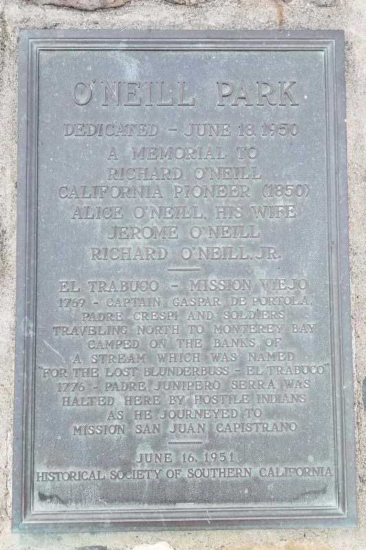 O'Neill Park Marker. Click for full size. O'Neill Park Marker image. Click for full size.