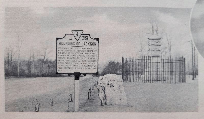 Original Wounding of Jackson Marker. Click for full size. Original Wounding of Jackson Marker image. Click for full size.