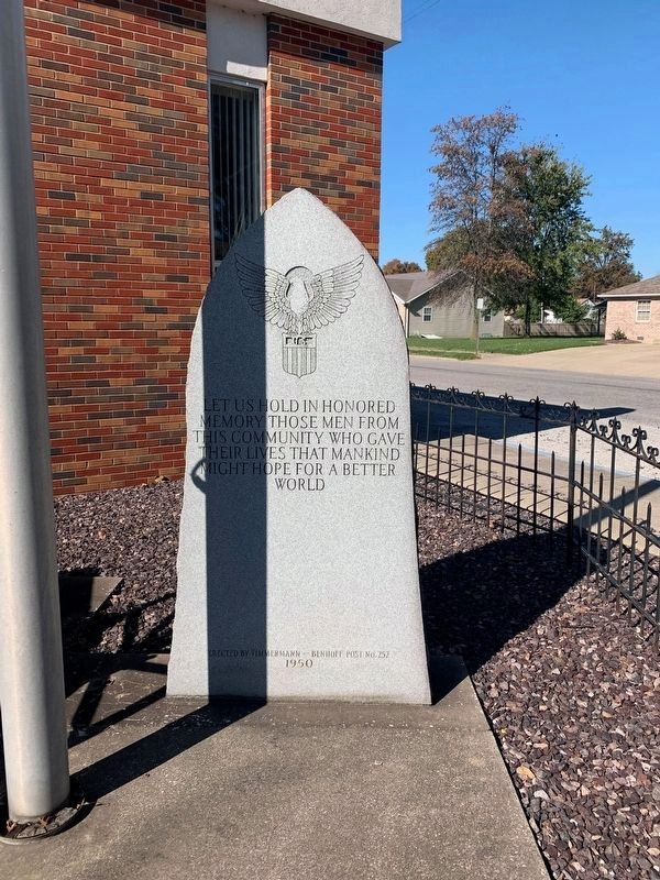 Veterans Memorial. Click for full size. Veterans Memorial image. Click for full size.