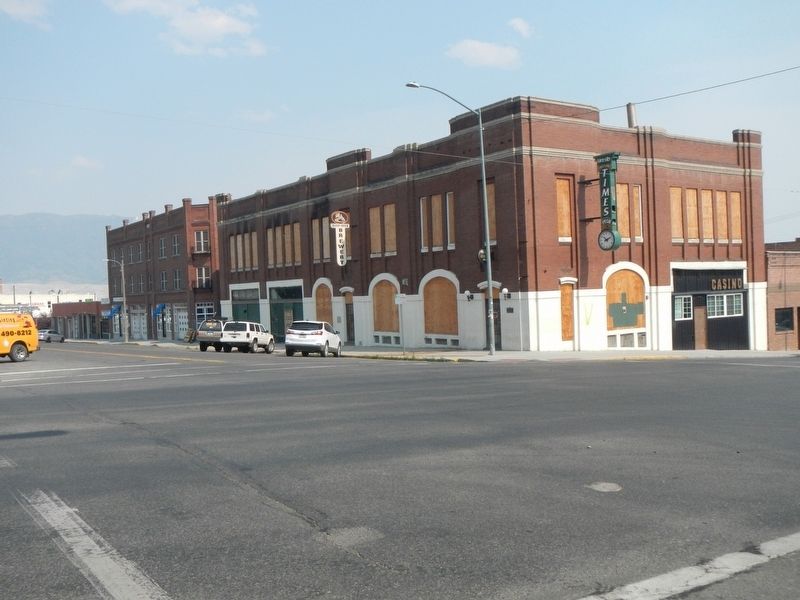 Butte Daily Post Building and Marker image. Click for full size.