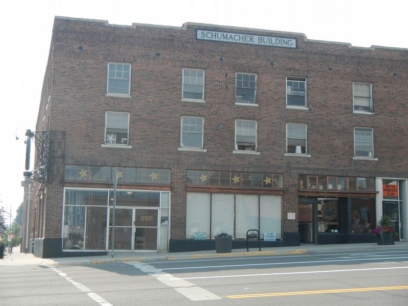 Butte Buick Company/Schumacher Building and Marker image. Click for full size.