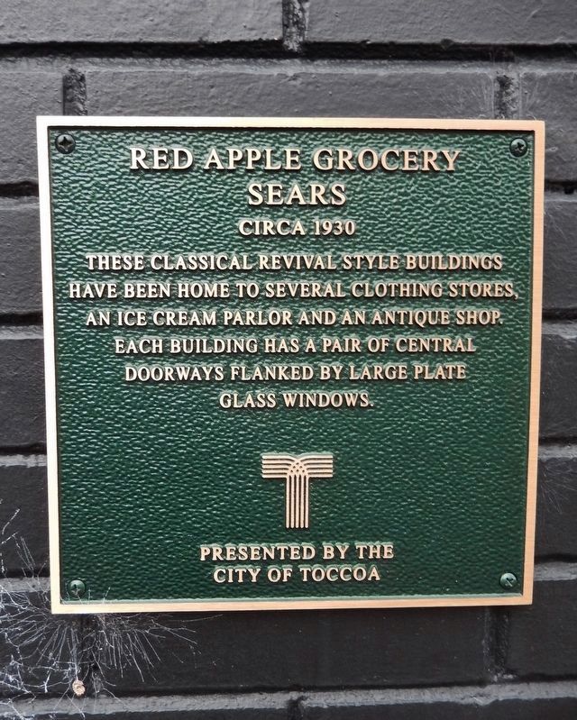 Red Apple Grocery / Sears Marker image. Click for full size.
