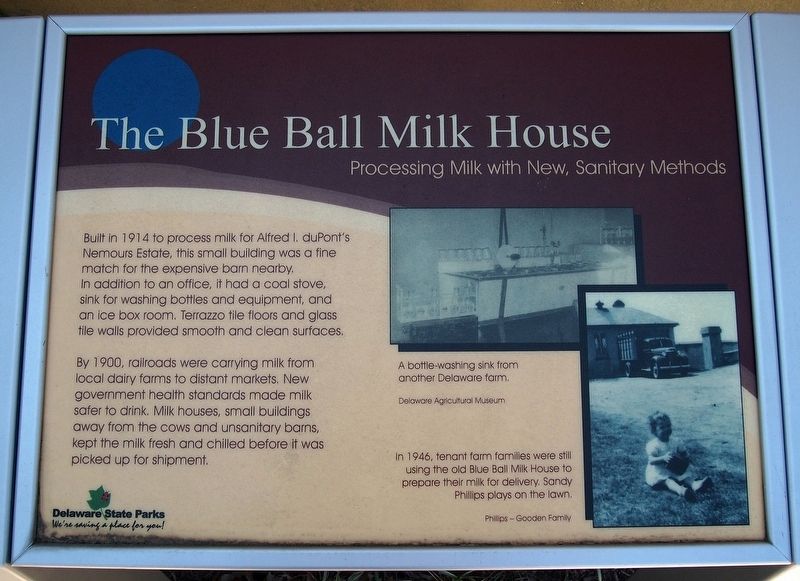 The Blue Ball Milk House marker image. Click for full size.