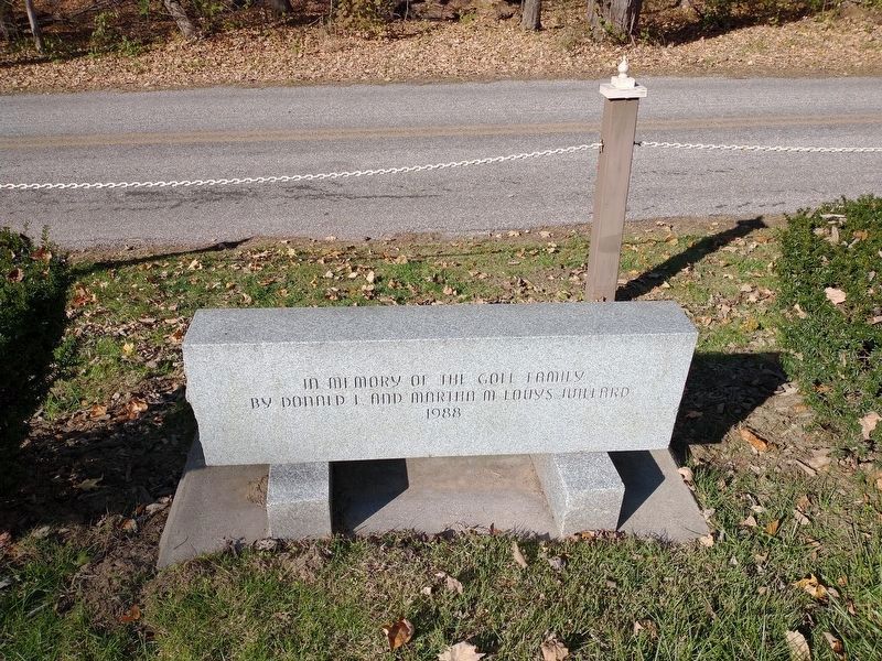 Back of the cemetery sign. Click for full size. Back of the cemetery sign image. Click for full size.
