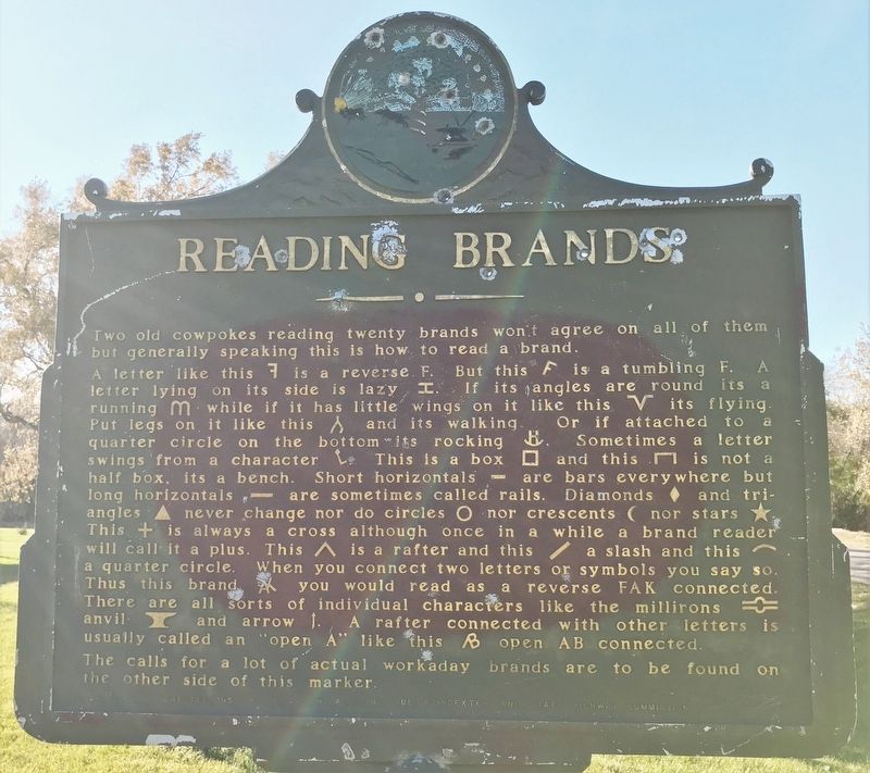 Ree Heights Roadside Park / Reading Brands Marker image. Click for full size.