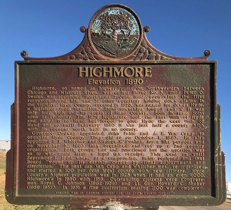 Highmore Marker image. Click for full size.