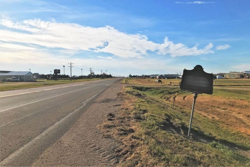 Highmore Marker, from the east. Click for full size. Highmore Marker, from the east image. Click for full size.