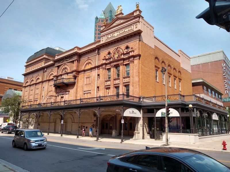 Pabst Theater and Markers image. Click for full size.