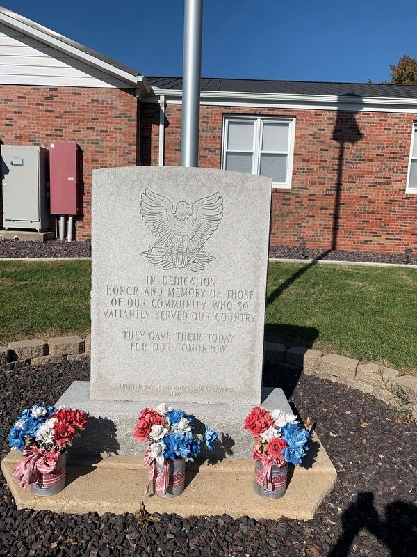 In Dedication Marker. Click for full size. In Dedication Marker image. Click for full size.