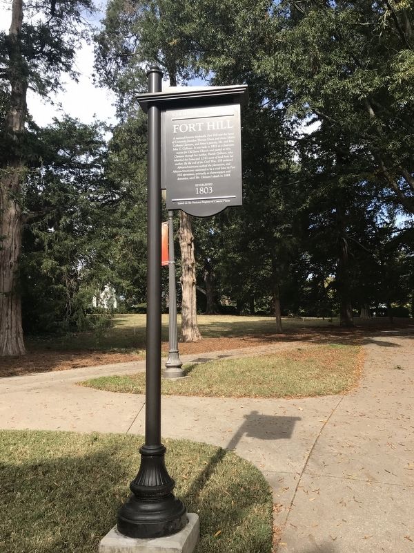 Fort Hill Marker. Click for full size. Fort Hill Marker image. Click for full size.