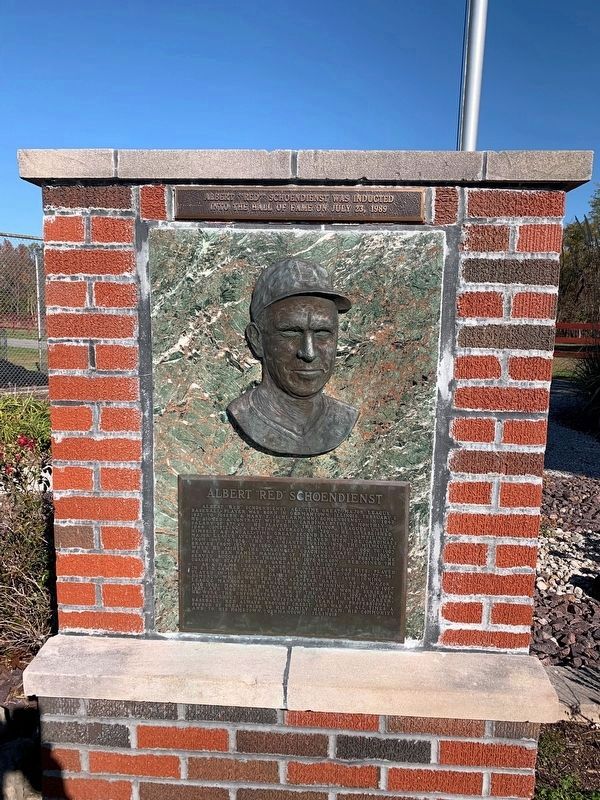 Albert "Red" Schoendienst Marker. Click for full size. Albert "Red" Schoendienst Marker image. Click for full size.
