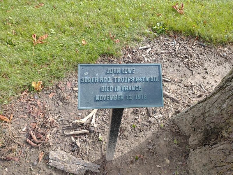 John Lowe Marker. Click for full size. John Lowe Marker image. Click for full size.