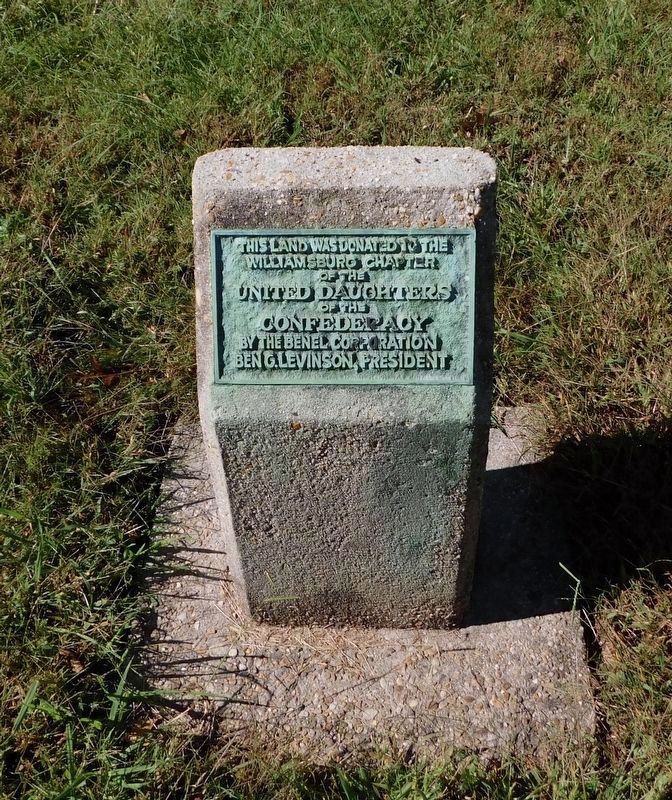 UDC Marker at the Site of Fort Magruder image. Click for full size.