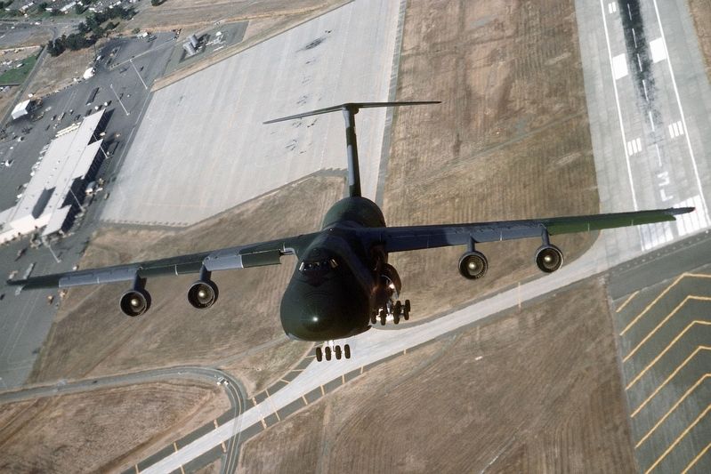 <i>...C-5 Galaxy as it takes off from Travis AFB, California</i> image. Click for full size.
