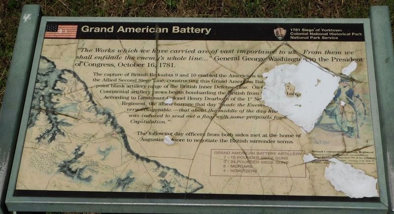 Grand American Battery Marker image. Click for full size.