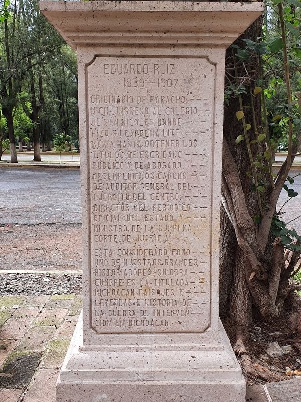 Eduardo Ruiz Marker. Click for full size. Eduardo Ruiz Marker image. Click for full size.