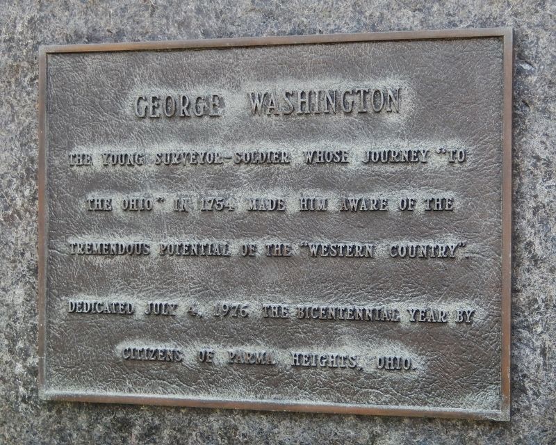George Washington Marker image. Click for full size.