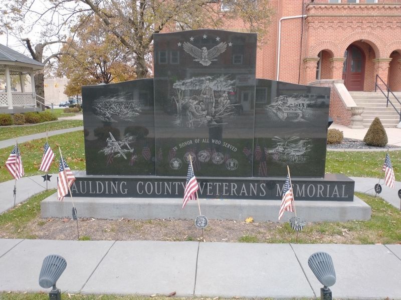 Paulding County Veterans Memorial. Click for full size. Paulding County Veterans Memorial image. Click for full size.