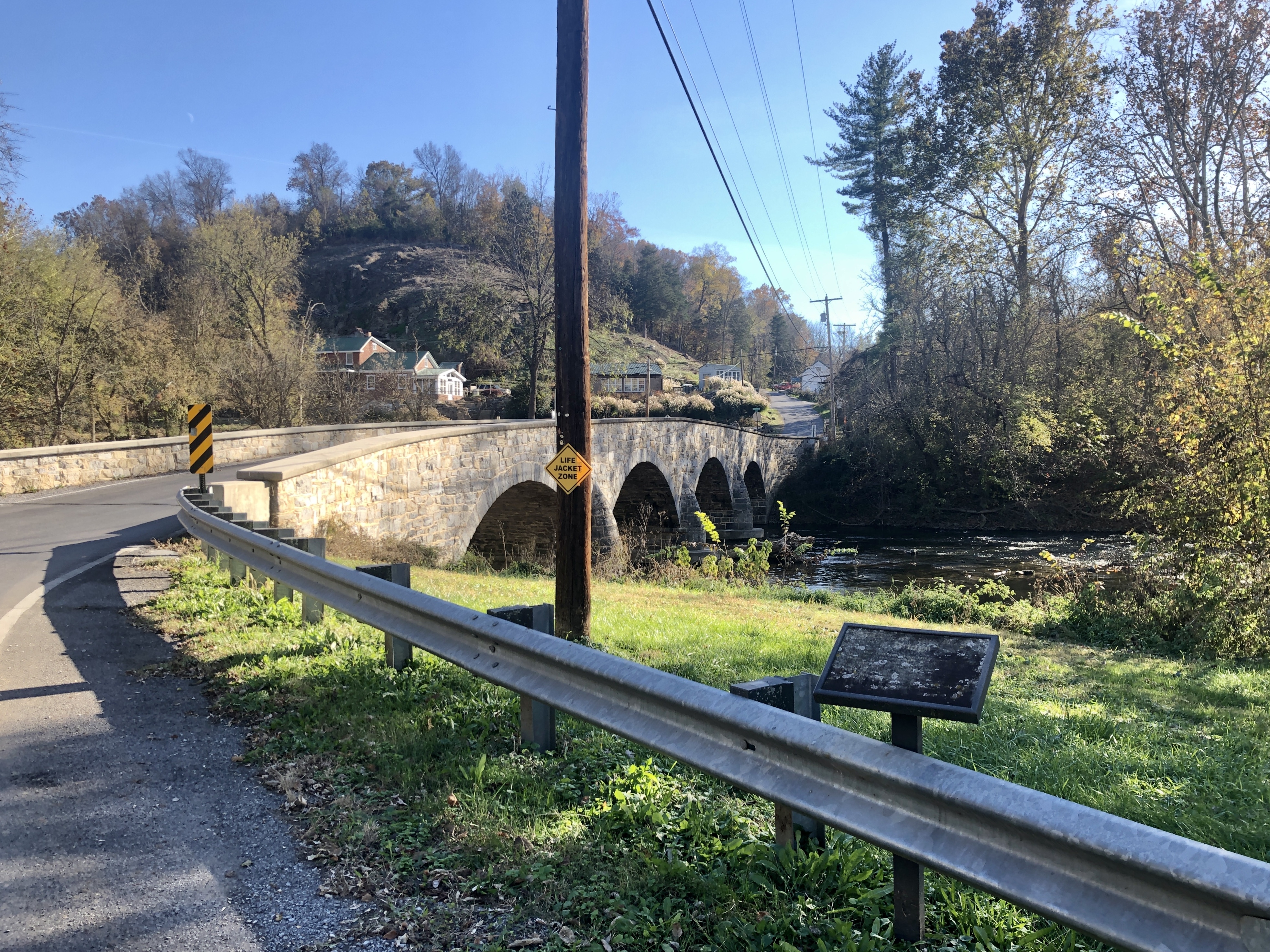 Antietam Iron Works Bridge Marker