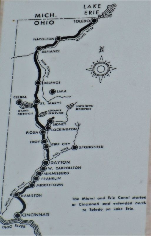 Canal map from the marker.. Click for full size. Canal map from the marker. image. Click for full size.