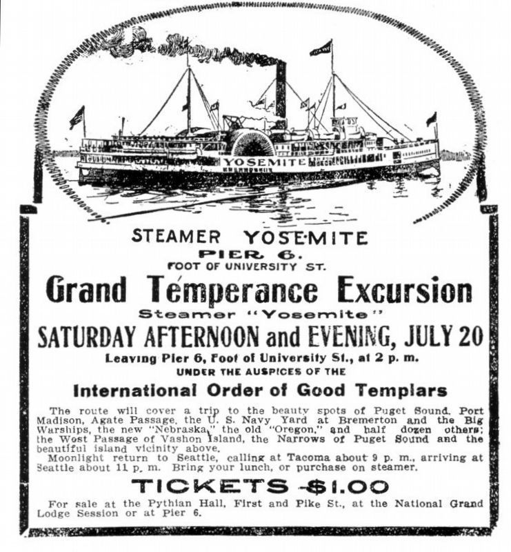 <i>Advertisement for "Grand Temperance Excursion" ...</i> - as shown on marker image. Click for full size.
