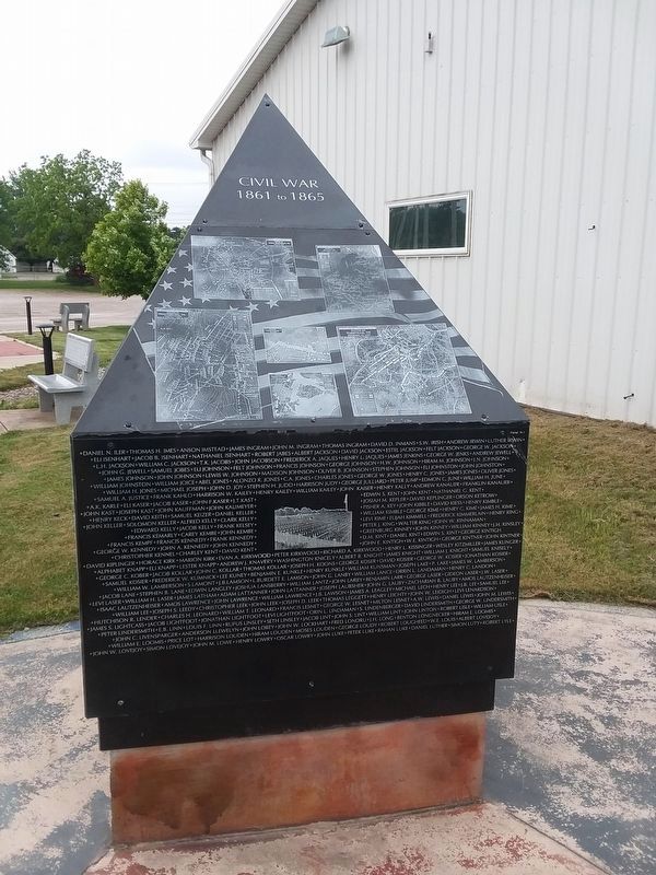 Williams County Civil War Memorial. Click for full size. Williams County Civil War Memorial image. Click for full size.