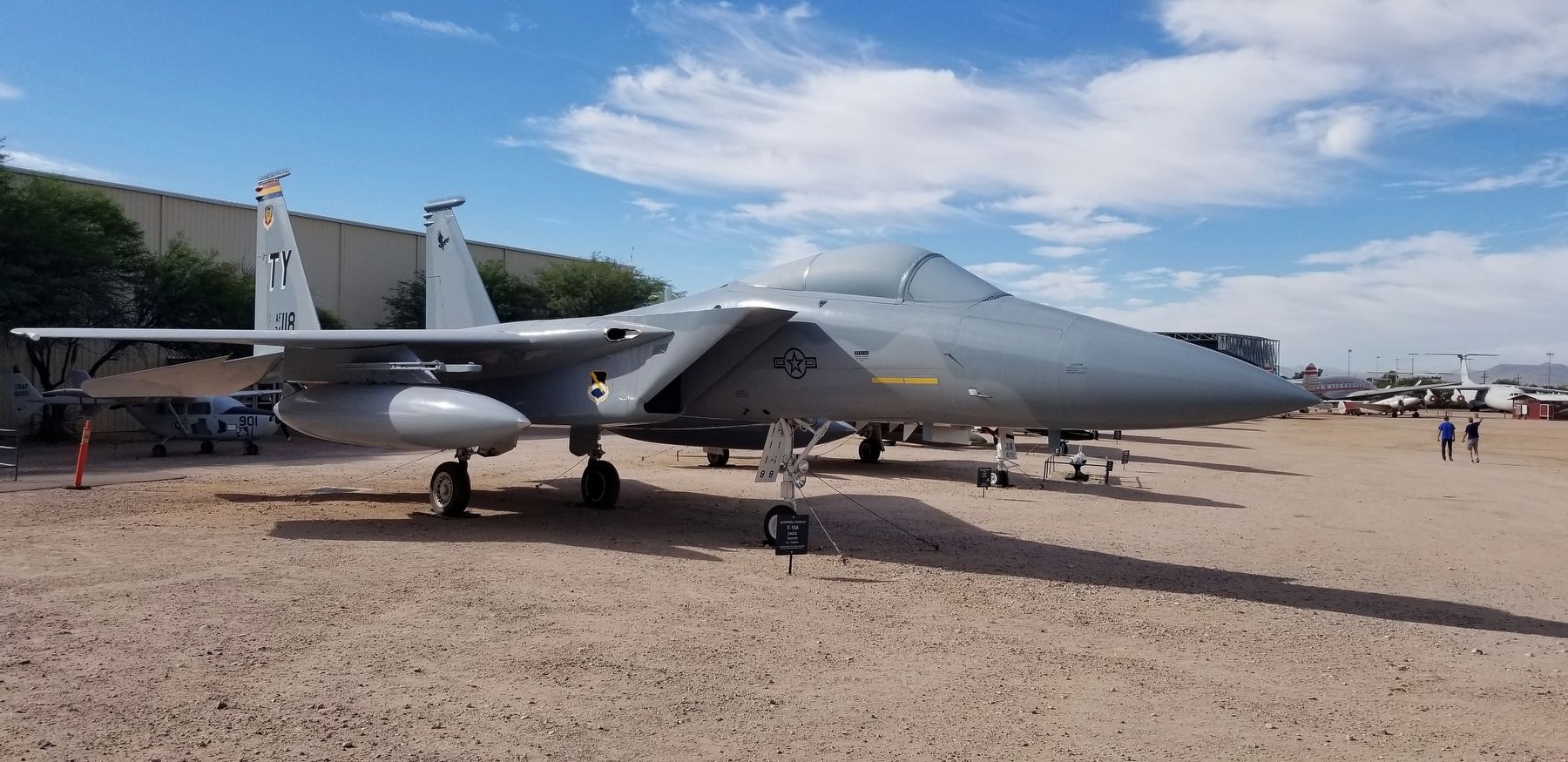 The McDonnell Douglas F-15A and Marker image. Click for full size.