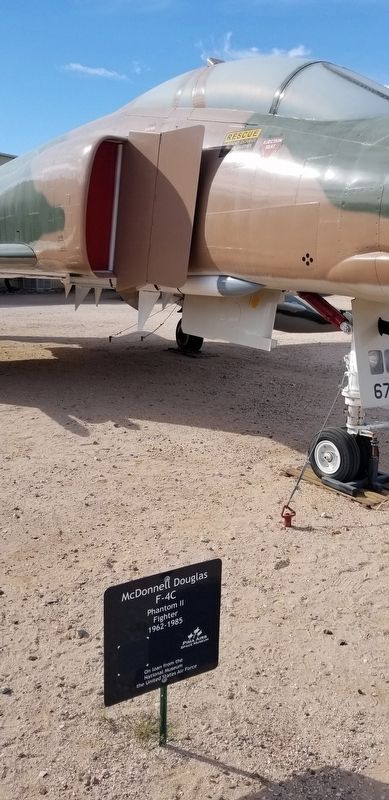 The McDonnell Douglas F-4C and Marker. Click for full size. The McDonnell Douglas F-4C and Marker image. Click for full size.