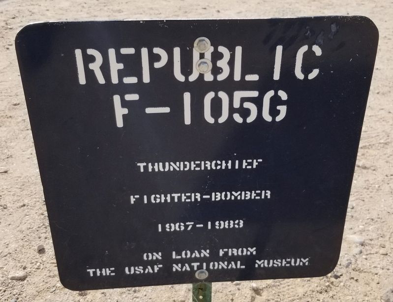 Republic F-105G Marker image. Click for full size.