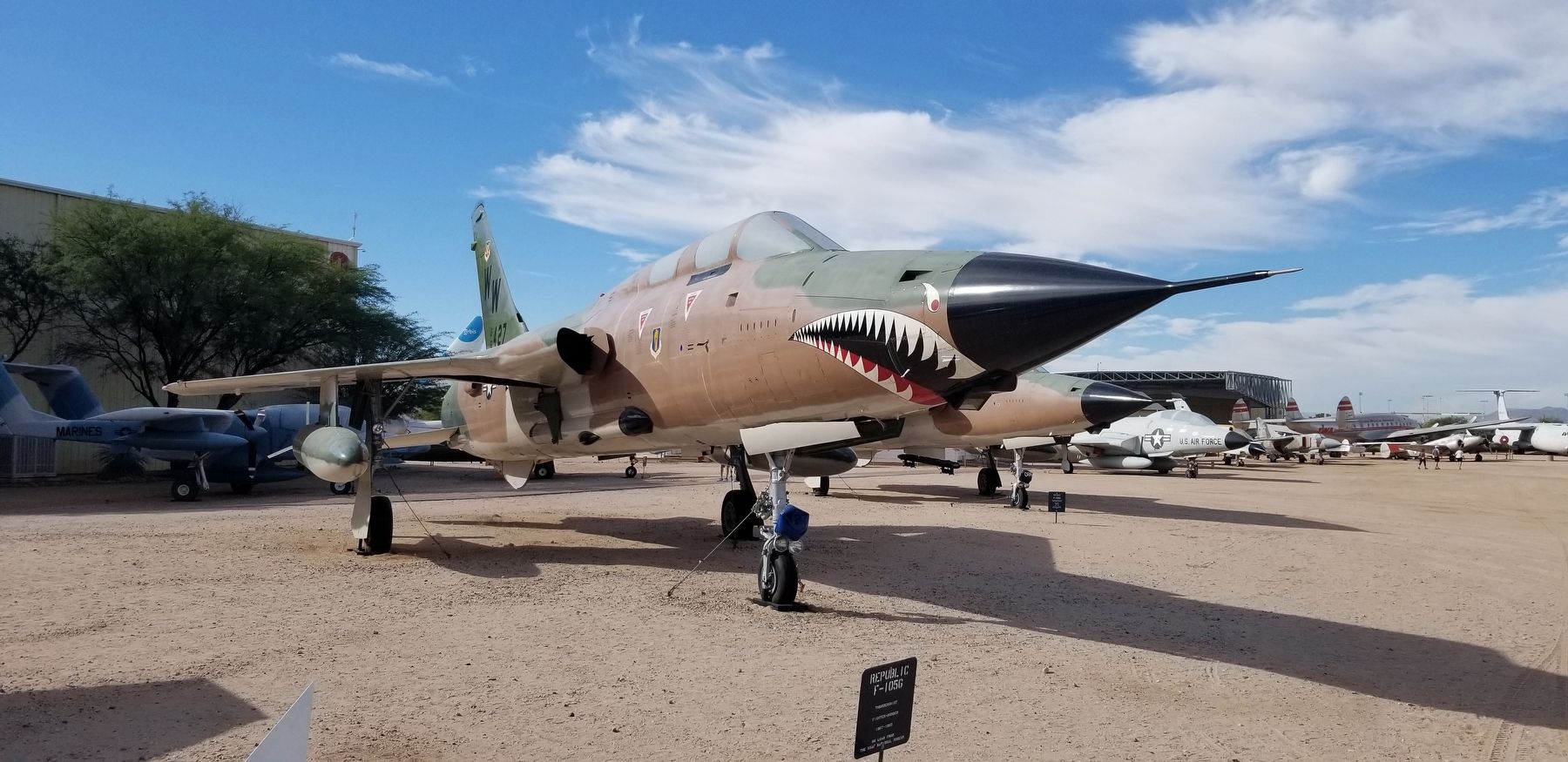 The Republic F-105G image. Click for full size.