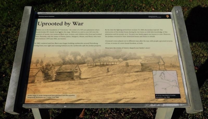 Uprooted by War Marker image. Click for full size.