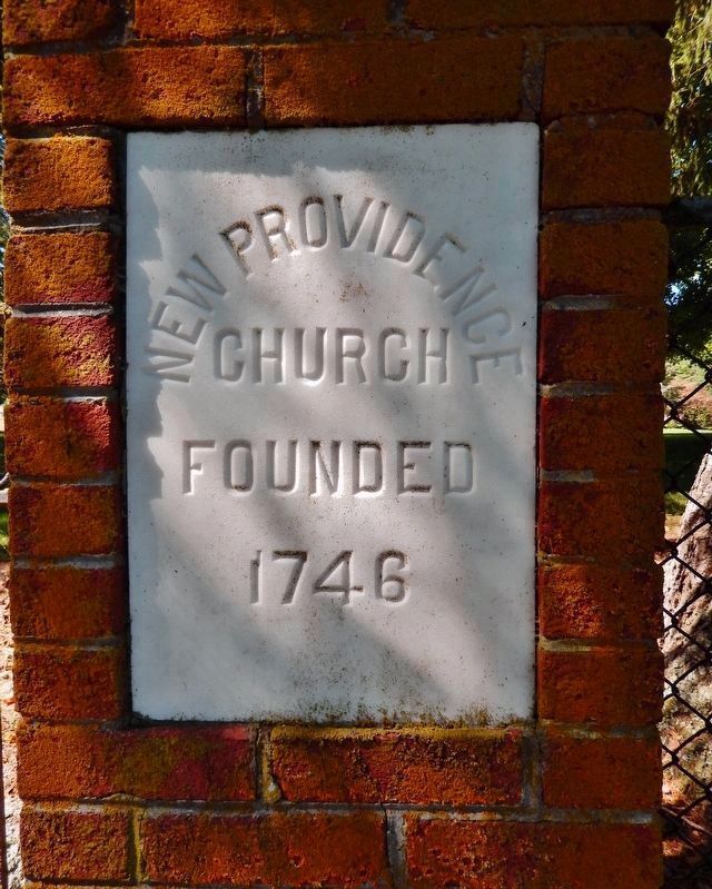 New Providence Presbyterian Church Gate (<i>right detail</i>) image. Click for full size.