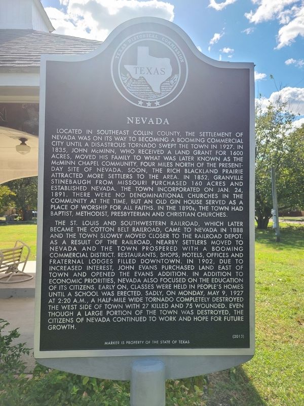 Nevada Marker. Click for full size. Nevada Marker image. Click for full size.