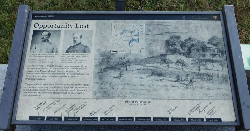 Opportunity Lost Marker. Click for full size. Opportunity Lost Marker image. Click for full size.