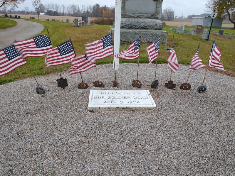 Floral Grove Cemetery Veterans Memorial image. Click for full size.