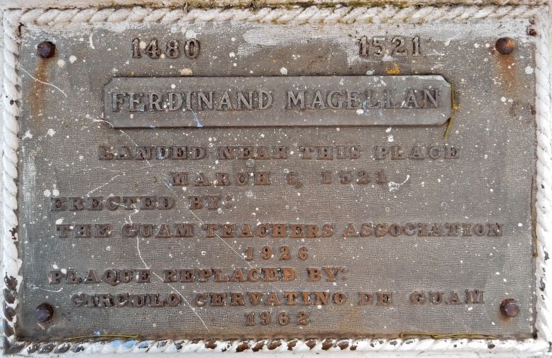 Magellan's Landing Marker. Click for full size. Magellan's Landing Marker image. Click for full size.