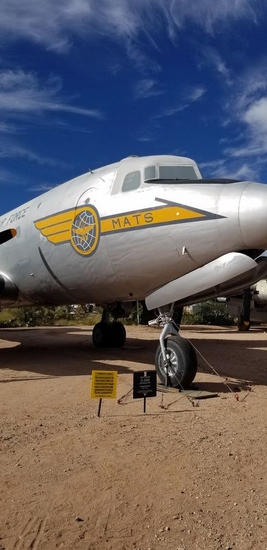 The Douglas C-54D and both markers. Click for full size. The Douglas C-54D and both markers image. Click for full size.