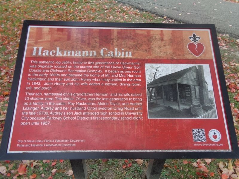 Hackmann Cabin Marker image. Click for full size.
