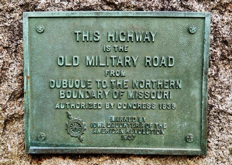 Old Military Road Marker. Click for full size. Old Military Road Marker image. Click for full size.