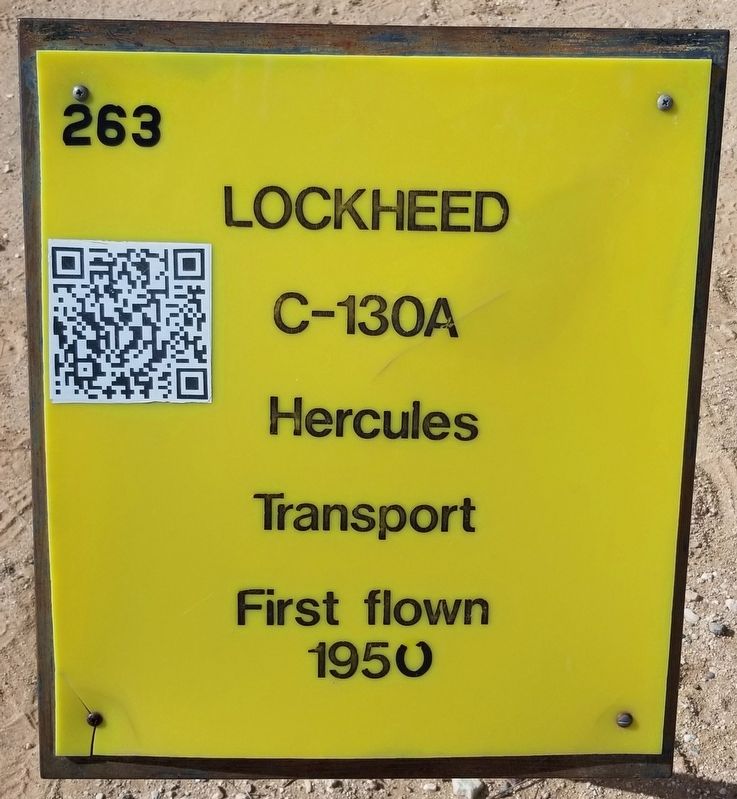 Lockheed C-130A Marker. Click for full size. Lockheed C-130A Marker image. Click for full size.