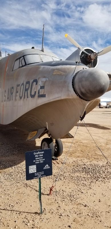 The Grumman HU-16A and Marker. Click for full size. The Grumman HU-16A and Marker image. Click for full size.