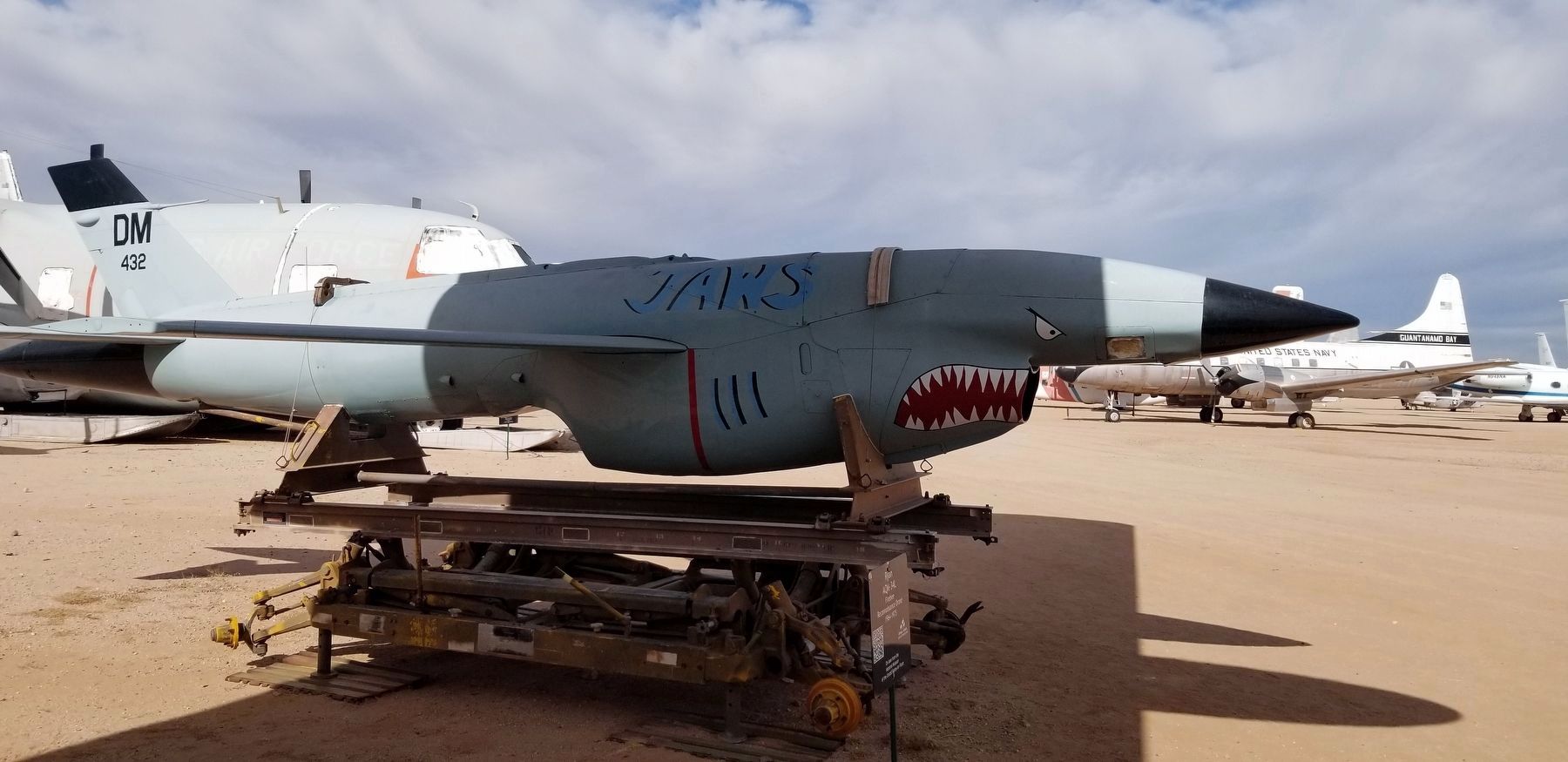 The Ryan AQM-34L Firebee. Click for full size. The Ryan AQM-34L Firebee image. Click for full size.