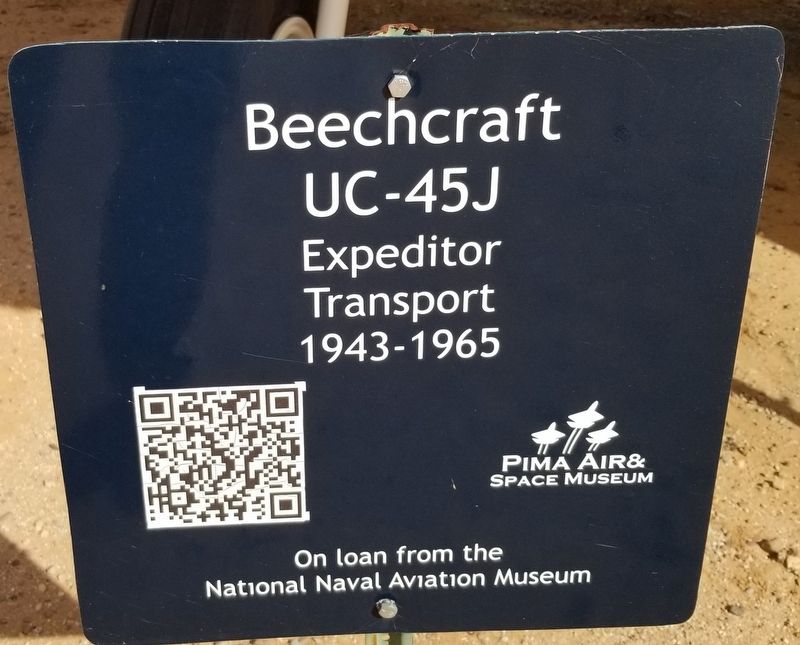 Beechcraft UC-45J Marker. Click for full size. Beechcraft UC-45J Marker image. Click for full size.