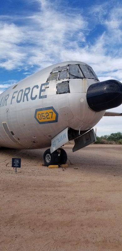 The Douglas C-133B and Marker image. Click for full size.