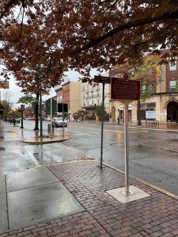 Old Town Pump Marker. Click for full size. Old Town Pump Marker image. Click for full size.